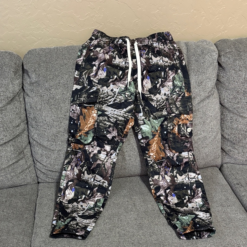 Men's Multi-Color Camouflage Cargo Pants